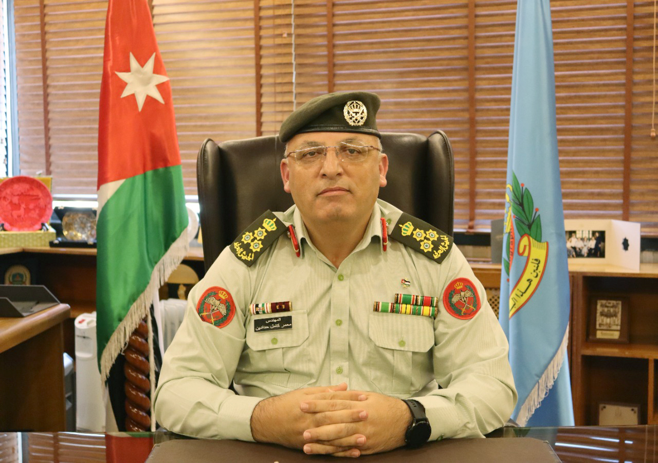 كلمة عطوفة مدير عام المركز الجغرافي الملكي الأردني العميد المهندس معمر كامل حدادين